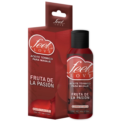 Aceite Térmico Feel Love Fruta de Pasión 60ml