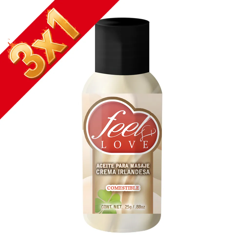 [FEEL-ACCR25] Aceite Térmico Feel Love 25ml CREMA IRLANDESA