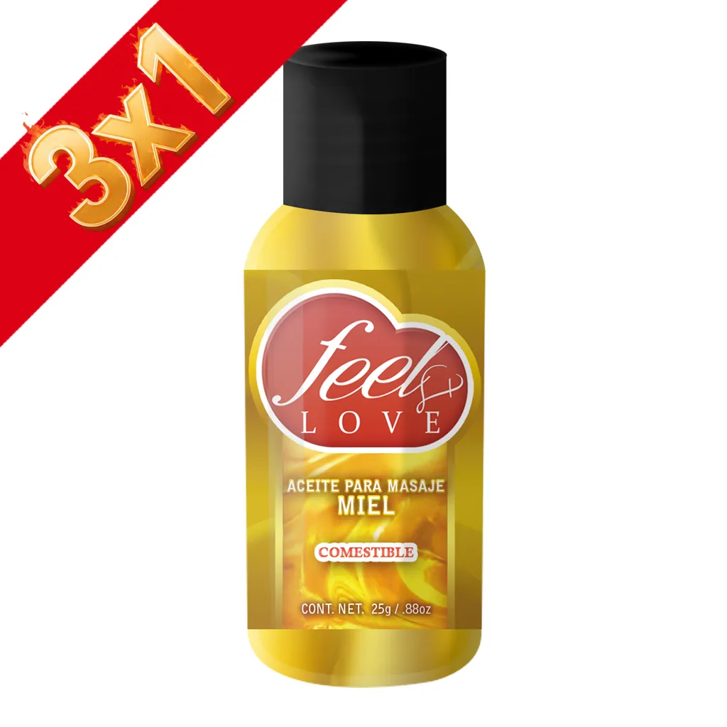 [FEEL-ACMI25] Aceite Térmico Feel Love 25ml MIEL