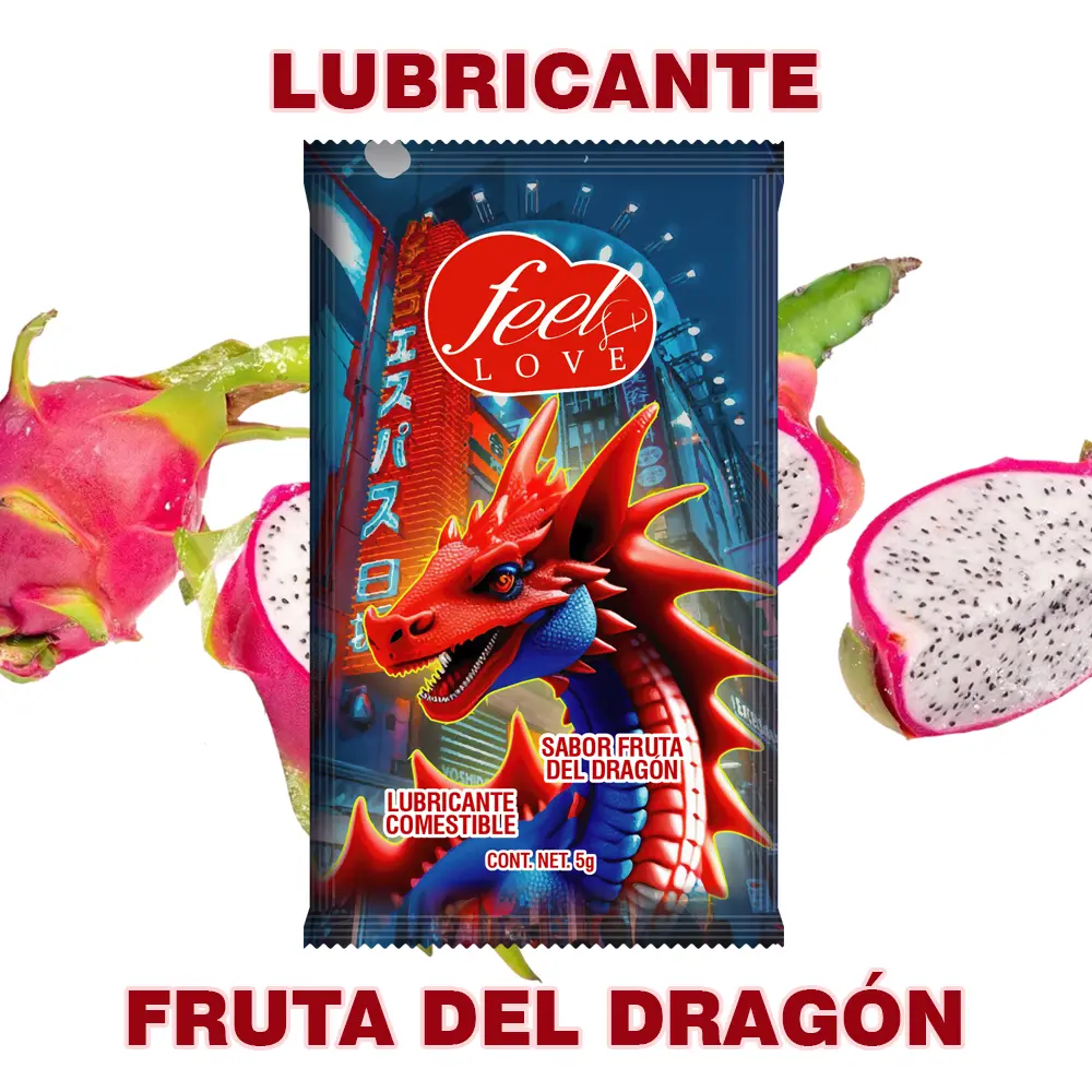 Sobre LUBRICANTE  FRUTA DEL DRAGON 5ml
