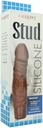JUGUETES - STUD SILICONE WOODY BROWN 7 FUNCTIONS