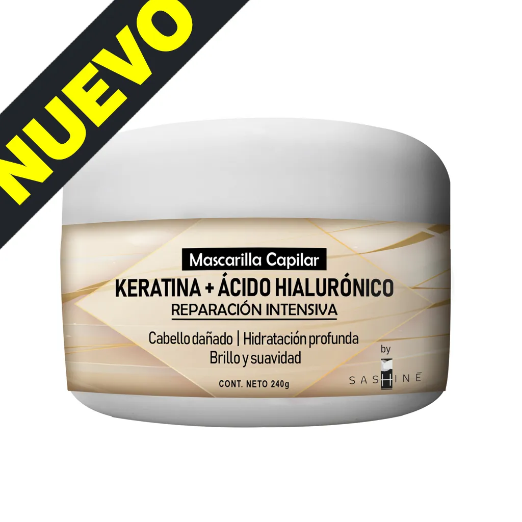 SASHINE MASCARILLA CAPILAR KERATINA + ACIDO HIALURONICO
