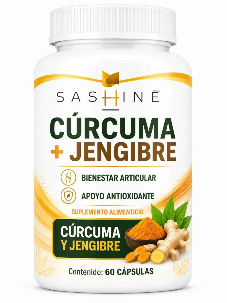 SASHINE CURCUMA Y JENGIBRE