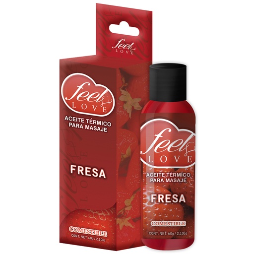 [FEEL-ACFS] Aceite Térmico Feel Love Fresa 60ml