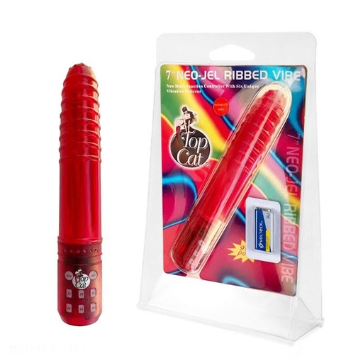 JUGUETES - NEO-JEL RIBBED VIBE -VARIOS COLORES